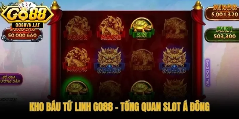 Slot kho báu Tứ Linh do JDB Gaming phát triển với 25 paylines cố định