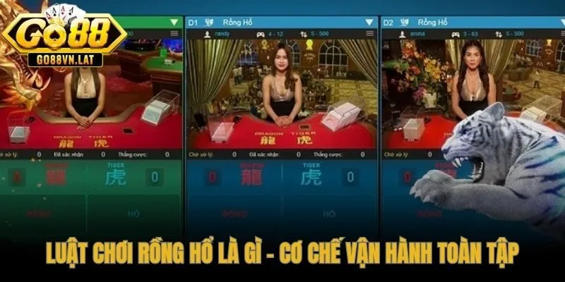 Luật chơi Rồng Hổ phán xét thắng thua chỉ qua điểm số hai lá bài